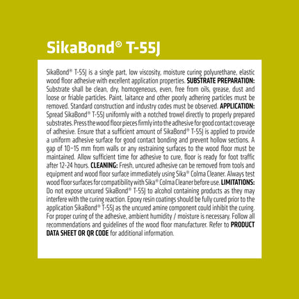 Sika SikaBond T-55(J) Elastic Wood Flooring Adhesive 16kg [Ochre] (3)