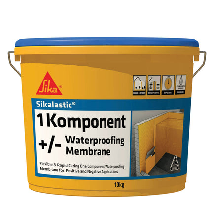 Sika Sikalastic-1K cementitious waterproofing membrane 10kg pail