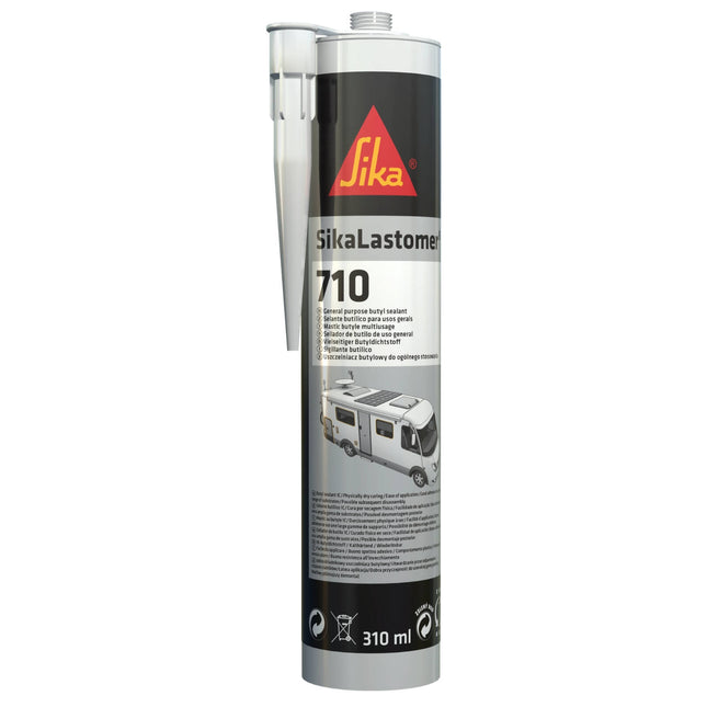 Sika SikaLastomer-710 black butyl sealant 310ml cartridge