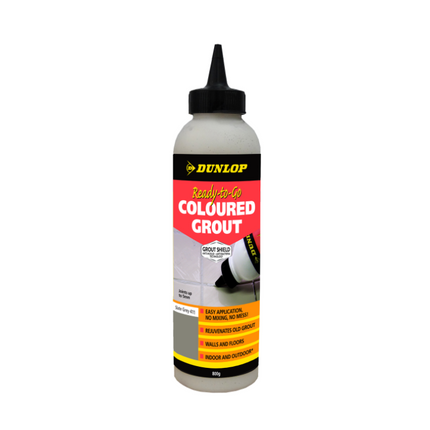 Dunlop Ready-to-Go Coloured Grout, Anti-Mould No-Mix - 800g