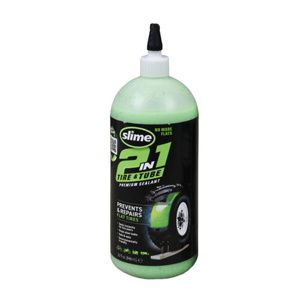 Slime 2-in-1 Tyre & Tube Premium Sealant 946ml bottle
