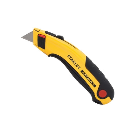 Stanley FatMax yellow retractable utility knife with pouch and 5 blades (4)