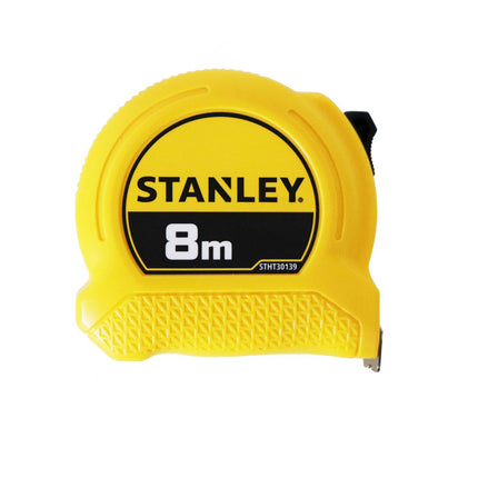 Stanley 8m yellow tape measure with ABS case and belt clip (3)