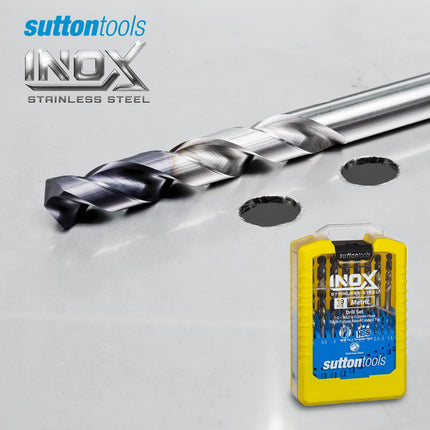 Sutton Tools INOX 19 piece metric jobber drill set in index case (2)
