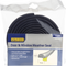Syneco black self-adhesive EPDM door and window weather seal 6 x 9mm x 5m pack