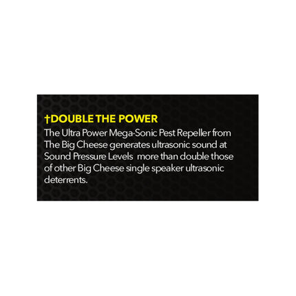 The Big Cheese Mega-Sonic Pest Repeller (Plug-In, Twin Speaker) (3)