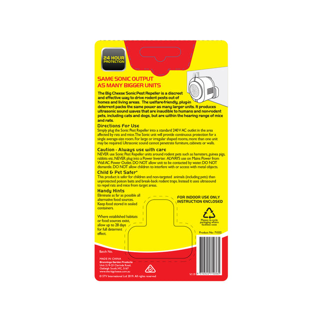 The Big Cheese Sonic Pest Repeller Mini Plug-In (Single Unit) (2)