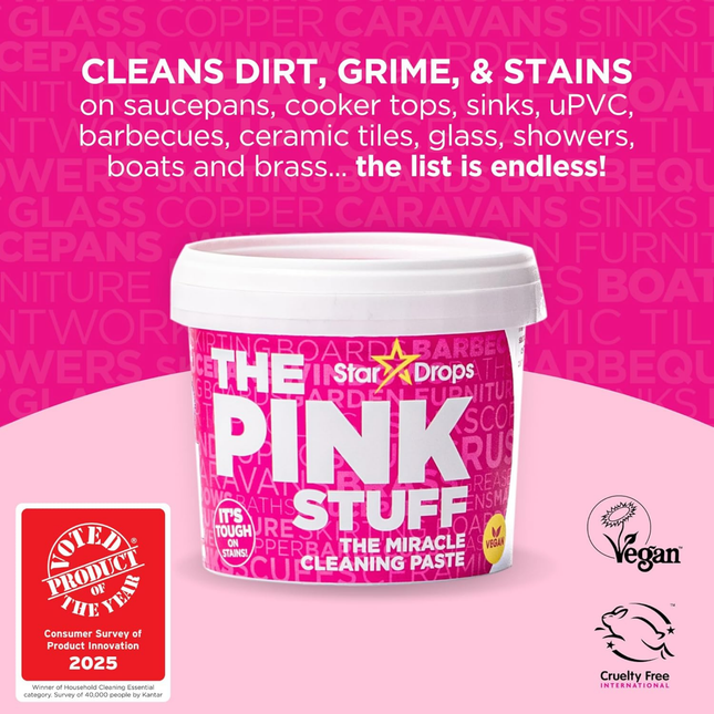 The Pink Stuff Miracle Cleaning Paste 850g (2)