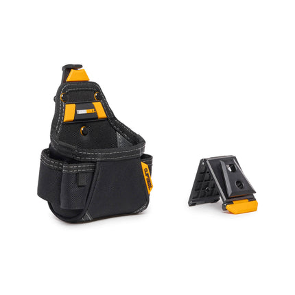 ToughBuilt Clip-Tech Tape Measure / All Purpose Pouch in black with Clip-Tech Hub