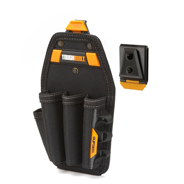 ToughBuilt Screwdriver Pouch with ClipTech Hub and three screwdriver loops