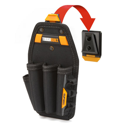 ToughBuilt Screwdriver Pouch with ClipTech Hub and three screwdriver loops (2)