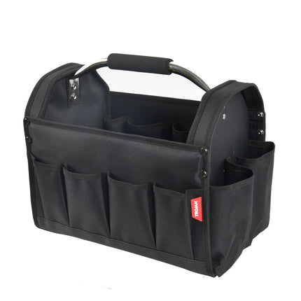 Trojan 400mm Tool Tote with 16 pockets and rigid carry handle