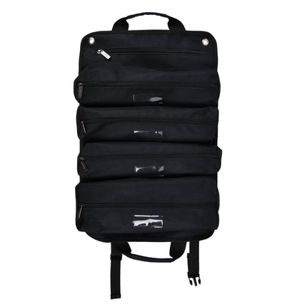 Trojan 5 Pouch Tool Roll with five zippered pouches and adjustable straps (2)