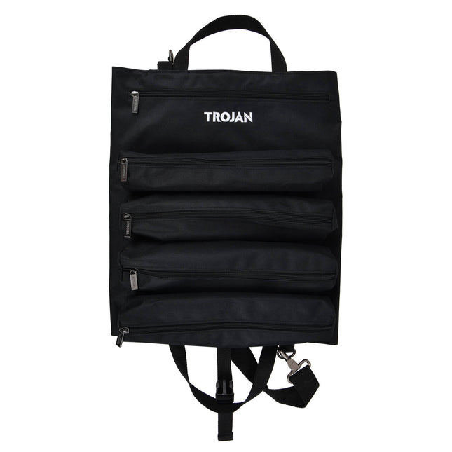 Trojan Double Sided Tool Roll with zippered pouches and tool pockets