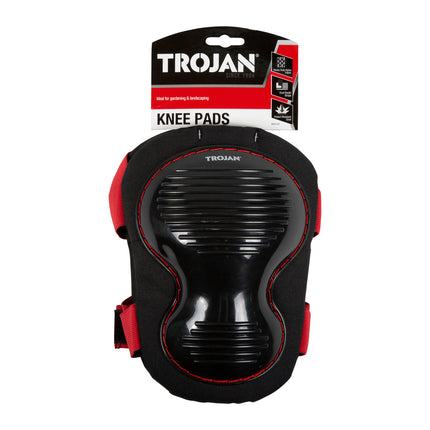 Trojan Garden Knee Pads with nylon fabric, impact resistant shell and dual elastic straps