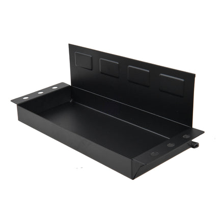 Trojan Magnetic Tool Tray in matte black with six screwdriver slots