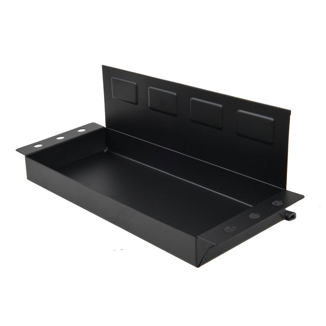 Trojan Magnetic Tool Tray in matte black with six screwdriver slots