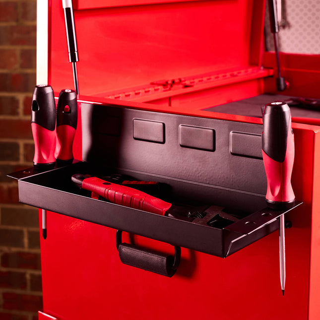Trojan Magnetic Tool Tray in matte black with six screwdriver slots (2)