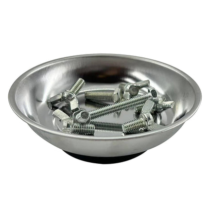 Trojan round 150mm stainless steel magnetic tray 2 pack (2)