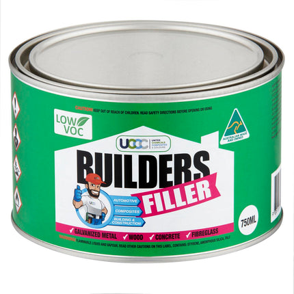 UCCC Builders Filler 750ml polyester resin filler pack