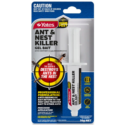 Yates Home Pest Ant & Nest Killer Gel Bait 10g syringe pack