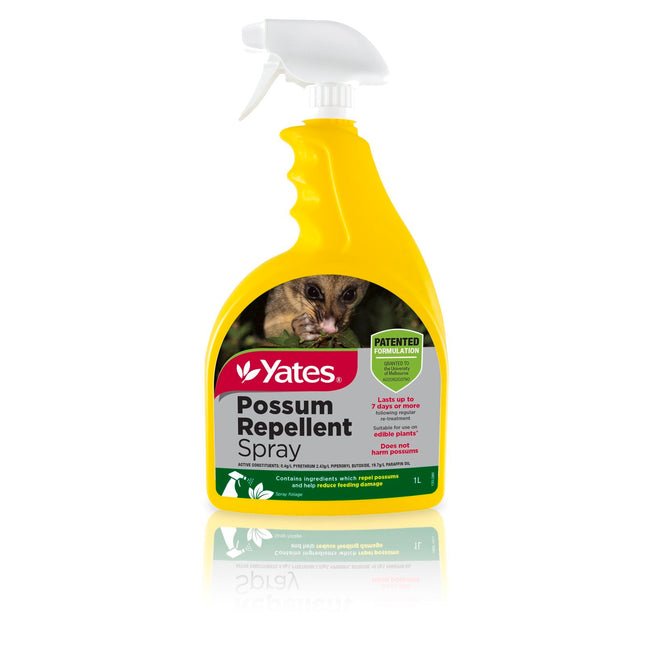 Yates Possum Repellent Spray 1L ready-to-use spray bottle